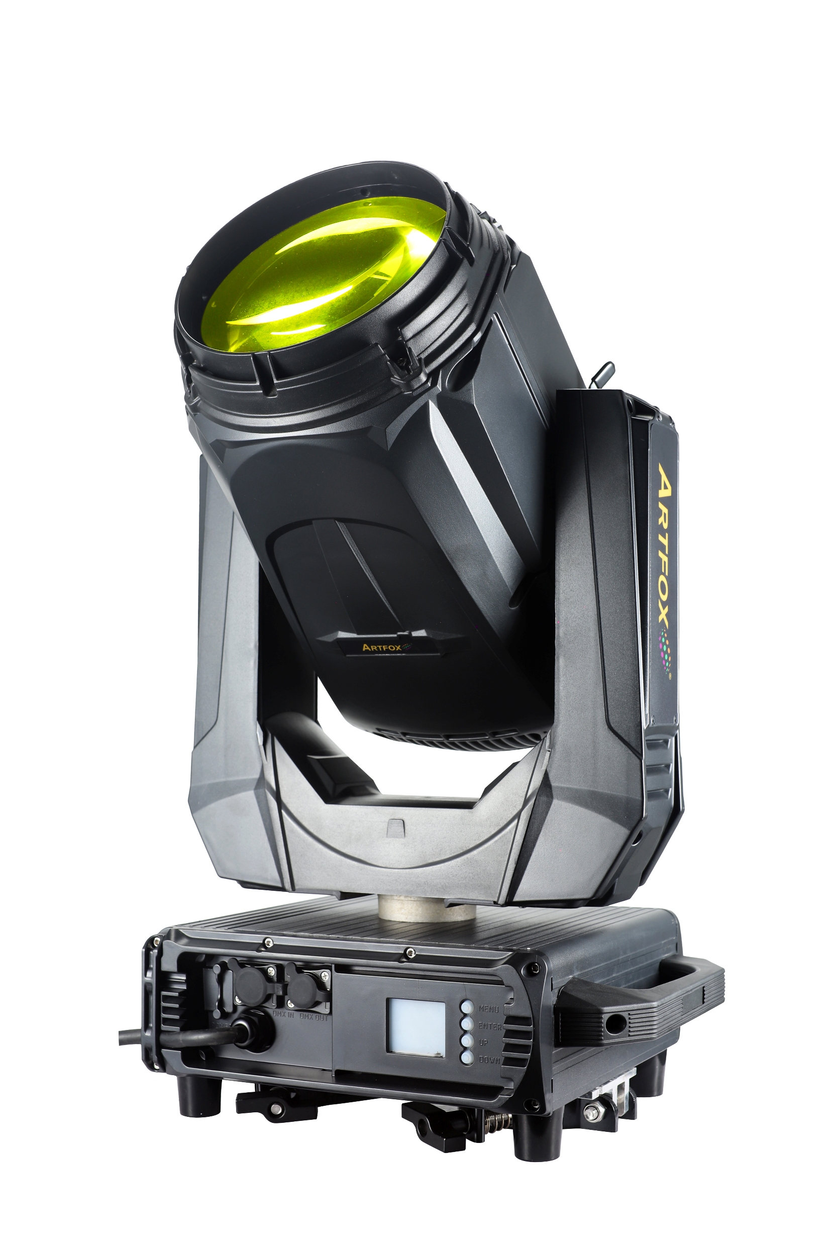 Moving Head:Laser 260w lamp, 16 colors+CMYK, 29 gobos, 5 prisms, IP65